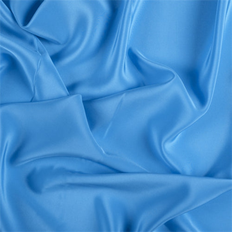 Runway Silks Turquoise Silk Crepe de Chine Fabric – Reorderable