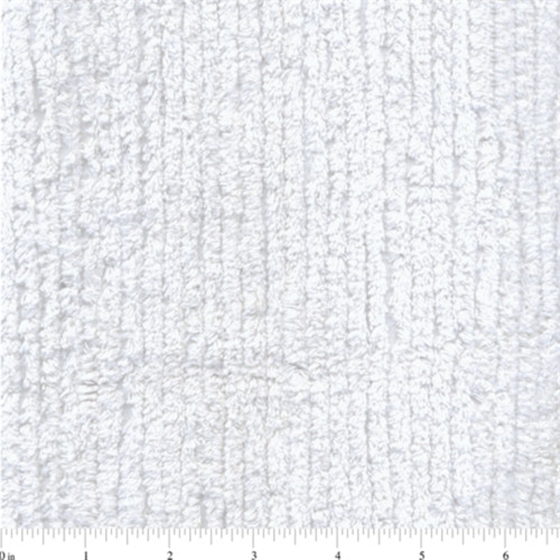10 YD Bolt-White Cotton Chenille Fabric