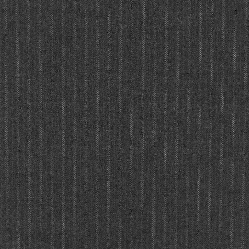 Anchor Gray-Gray Stripe Wool-Poly Twill Woven Suiting Fabric