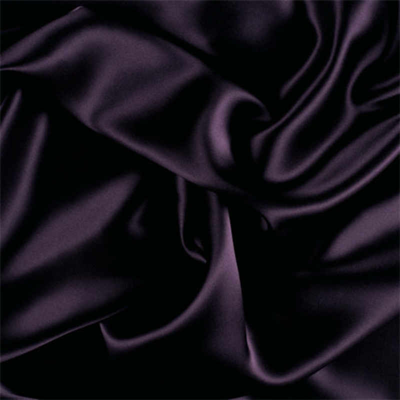 Runway Silks Aubergine Stretch Silk Charmeuse Fabric – Reorderable