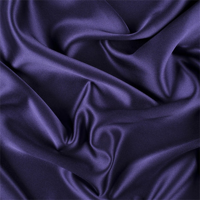 Runway Silks Dark Purple Silk Crepe Back Satin Fabric – Reorderable