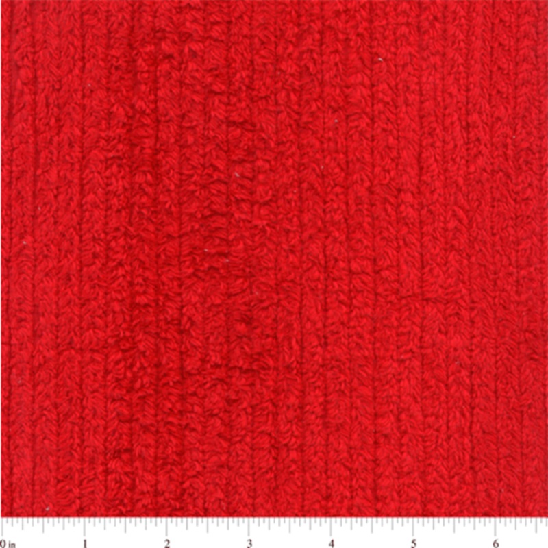 10 YD Bolt-Red Cotton Chenille Fabric
