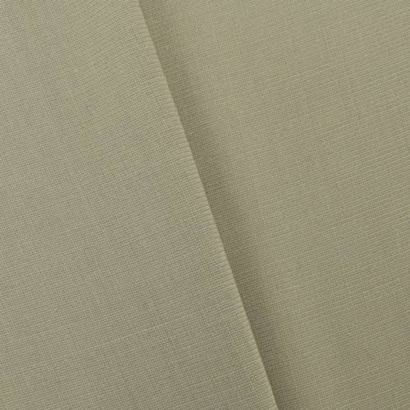 1 YD PC-Beige Tropical Wool Blend Semi-Opaque Basketweave Shirting Fabric