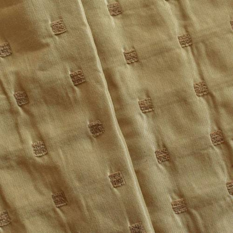 10 YD PC-Bronzer Brown Square Chenille Woven Home Decorating Fabric
