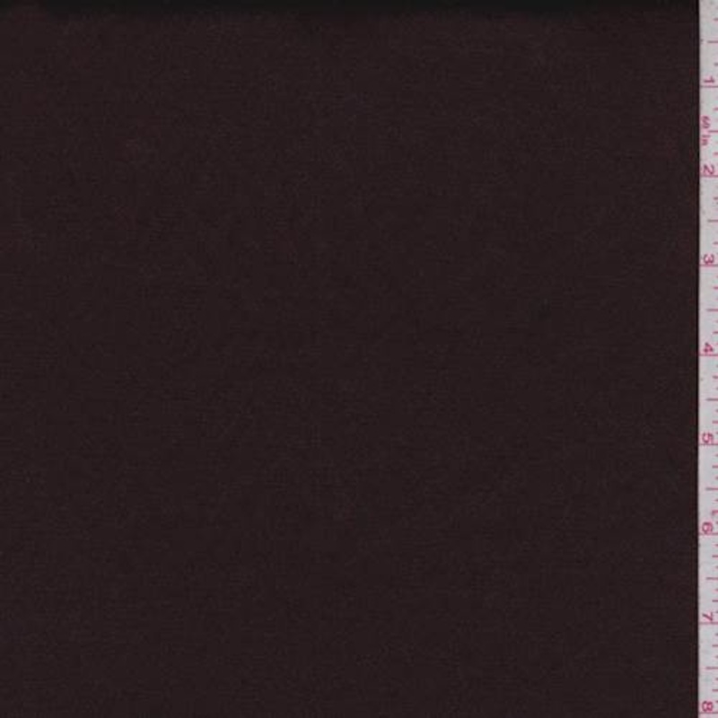 1 1/2 YD PC-Chestnut Brown Matte Satin Fabric